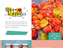 Tablet Screenshot of happy-tomato.com